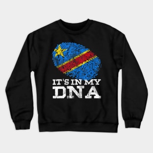 It's In My DNA Congolese Gifts African Tee DRC DR Congo Flag Crewneck Sweatshirt